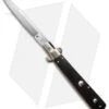 AGA Campolin 10" Frosolone Bayonet Stiletto Knife Ebony Brass (4.5" Polish) -Aga Campolin 10 ebony frosolone jm