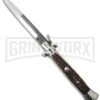 A.G.A. Campolin 15" Italian Stiletto Stag / Ring Pull Automatic Knife - Bayo 2 A.G.A. Campolin 15" Italian Stiletto Stag / Ring Pull Automatic Knife - Bayo -Aga Campolin 15in aga stag ring cm large
