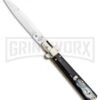 AGA Campolin 10" Brazilian Horn Frosolone Stiletto Automatic Knife - Bayonet 1 AGA Campolin 10" Brazilian Horn Frosolone Stiletto Automatic Knife - Bayonet -Aga Campolin AGA Campolin 10in Brazilian Horn Frosolone Stiletto Auto Bayo GX 29289 jr large