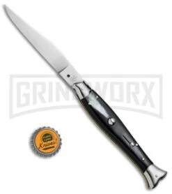 AGA Campolin 10" Brazil Horn Fishtail Picklock Automatic Knife - Polish Plain 9 AGA Campolin 10" Brazil Horn Fishtail Picklock Automatic Knife - Polish Plain -Aga Campolin AGA Campolin 10in Fishtail Picklock Italian BP 20096 jr bottlecap large