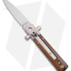 AGA Campolin 6" Dominus Leverlock Automatic Knife Wood (2.5" Satin) -Aga Campolin AGA Campolin 6in Dominus LL Auto Wood Satin BHQ 178780 jr
