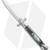 AGA Campolin 9" Swinguard Automatic Knife Brazilian Horn (5.75" Satin Dagger) -Aga Campolin AGA Campolin 9 Swinguard Automatic Knife Brazilian Horn 5.75 Satin Dagger BHQ 121424 LS