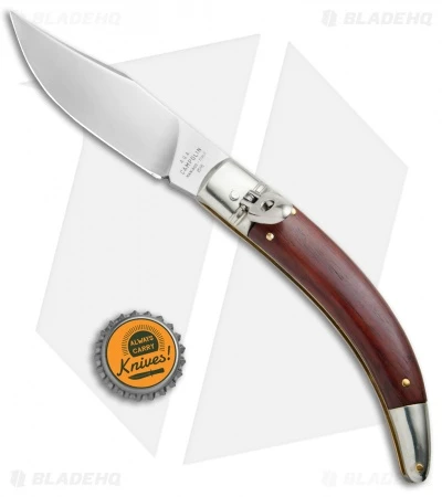 AGA Campolin Diana Lever Lock Automatic Knife Cocobolo (3.75" Polish) 6 AGA Campolin Diana Lever Lock Automatic Knife Cocobolo (3.75" Polish) - Image 4