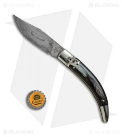 AGA Campolin Diana Lever Lock Automatic Knife Dark Horn (3.75" Damascus) 9 AGA Campolin Diana Lever Lock Automatic Knife Dark Horn (3.75" Damascus) -Aga Campolin AGA Campolin Diana LL Damascus Dark Horn BHQ 67443 jr bottlecap