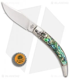 AGA Campolin Diana Lever Lock Automatic Knife Abalone (3.625" Polished) 9 AGA Campolin Diana Lever Lock Automatic Knife Abalone (3.625" Polished) -Aga Campolin AGA Campolin Diana Lever Lock Abalone Satin BHQ 87410 er bottlecap