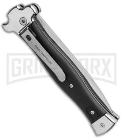 AGA Campolin Zero Black Coated Leverlock Automatic Knife - Bayo Polish Plain 8 AGA Campolin Zero Black Coated Leverlock Automatic Knife - Bayo Polish Plain -Aga Campolin AGA Campolin Zero Bayo LL Auto Black Coated Polish AGA01LN LB BHQ 92041 jr side large