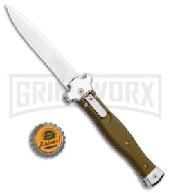 AGA Campolin Zero OD Green Aluminum Leverlock Automatic Knife - Bayo Satin Plain 9 AGA Campolin Zero OD Green Aluminum Leverlock Automatic Knife - Bayo Satin Plain -Aga Campolin AGA Campolin Zero Bayo LL Auto Green Alum Satin AGA01ALOD LB BHQ 99414 jr bottlecap large