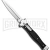 AGA Campolin Zero Black Coated Leverlock Automatic Knife - Dagger Polish Plain 2 AGA Campolin Zero Black Coated Leverlock Automatic Knife - Dagger Polish Plain -Aga Campolin AGA Campolin Zero Dagger LL Auto Black Coated Polish AGA01LN LD BHQ 92042 jr large