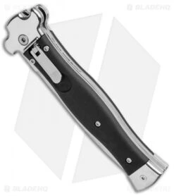 AGA Campolin Zero Dagger Leverlock Automatic Knife Black Coated (3.75" Polish) 7 AGA Campolin Zero Dagger Leverlock Automatic Knife Black Coated (3.75" Polish) -Aga Campolin AGA Campolin Zero Dagger LL Auto Black Coated Polish AGA01LN LD BHQ 92042 jr spine