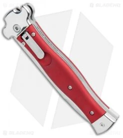 AGA Campolin Zero Italian Leverlock Automatic Knife Red Aluminum (3.75" Tumbled) 7 AGA Campolin Zero Italian Leverlock Automatic Knife Red Aluminum (3.75" Tumbled) -Aga Campolin AGA Campolin Zero Italian LL Auto Red Aluminum Tumbled BHQ 95350 jr spine