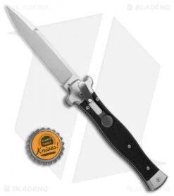 AGA Campolin Zero Italian Leverlock Automatic Knife Black G-10 (3.75" SW) 9 AGA Campolin Zero Italian Leverlock Automatic Knife Black G-10 (3.75" SW) -Aga Campolin AGA Campolin Zero Italian LL Black G 10 Satin AGA01N SWB BHQ 74949 jr bottlecap