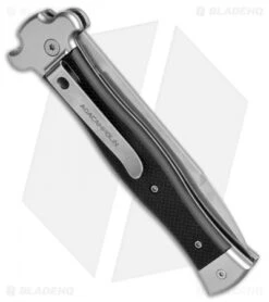 AGA Campolin Zero Italian Leverlock Automatic Knife Black G-10 (3.75" SW) 8 AGA Campolin Zero Italian Leverlock Automatic Knife Black G-10 (3.75" SW) -Aga Campolin AGA Campolin Zero Italian LL Black G 10 Satin AGA01N SWB BHQ 74949 jr side