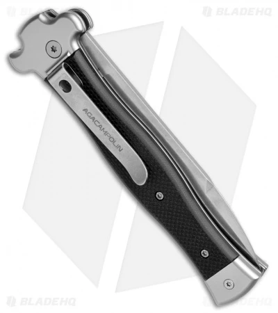 AGA Campolin Zero Italian Leverlock Automatic Knife Black G-10 (3.75" SW) 5 AGA Campolin Zero Italian Leverlock Automatic Knife Black G-10 (3.75" SW) - Image 3