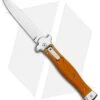 AGA Campolin Zero Italian Leverlock Automatic Knife Orange Al (3.75" Tumbled)