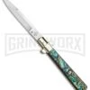 AGA Campolin 11" Frosolone Abalone Stiletto Automatic Knife - Bayonet 1 AGA Campolin 11" Frosolone Abalone Stiletto Automatic Knife - Bayonet -Aga Campolin AGA Frosolone Abalonel 11in Bayo BP 29299 jr 2 large