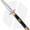 AGA Campolin 13" Bat Swinguard Automatic Brass/Ebony Wood (5.75" Satin Dagger) 1 AGA Campolin 13" Bat Swinguard Automatic Brass/Ebony Wood (5.75" Satin Dagger) -Aga Campolin aga 13in bat brass swing ebony dagger cm
