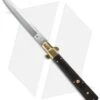 AGA Campolin 13" Italian Frosolone Automatic Brass/Ebony Wood (6.5" Bayonet) -Aga Campolin aga 13in ebony pick single brass boist cm