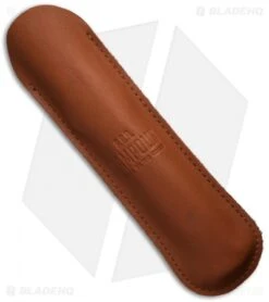 AGA Campolin 13" Swinguard Automatic Knife Brass/Ebony Wood (5.75" Satin Kriss) -Aga Campolin aga 13in swing brass ebony kriss sheath cm 2